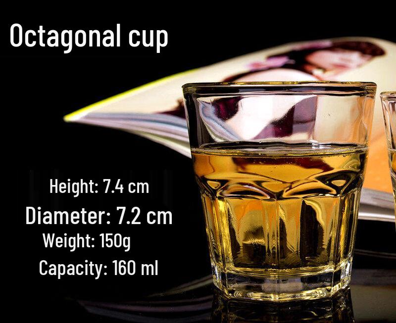 ZISIZ Tempered Glass Beer Mug