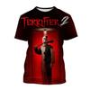 Summer Horror Movie 3D Digital Printed T-shirt Men's Clown Short Sleeved T-shirt
