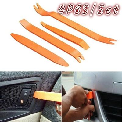 4 Stk./Satz Auto Autoradio Türclip Verkleidung Armaturenbrett Audio Ausbau Einbau Hebelwerkzeug