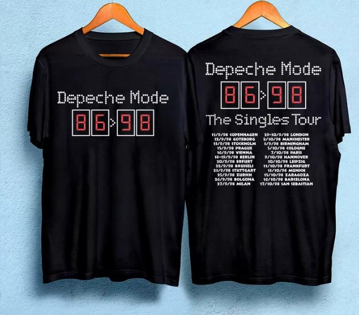 Depeche Mode The Singles Tour 86-98 T-Shirt, Depeche Mode Tour T-Shirt 3XL