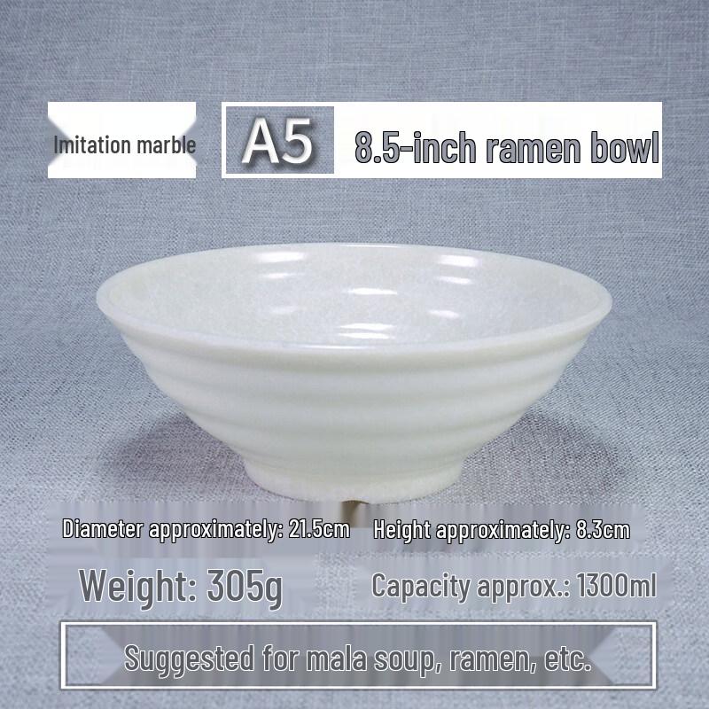 

8.5-inch Melamine Noodle and Soup Bowl