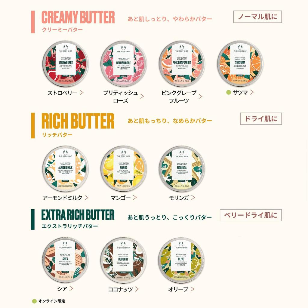 The Body Shop Body Butter Extra Rich (Olive Scent)