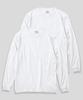 Peulinteuseuta [2Pack] 17-Count Basic Plain Layered Long Sleeve T-Shirt_Standard Length (Ribbed Sleeves)