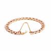 Mezmic Art 14K Gold Flat Curve Chain Bracelet_Gold Market Price