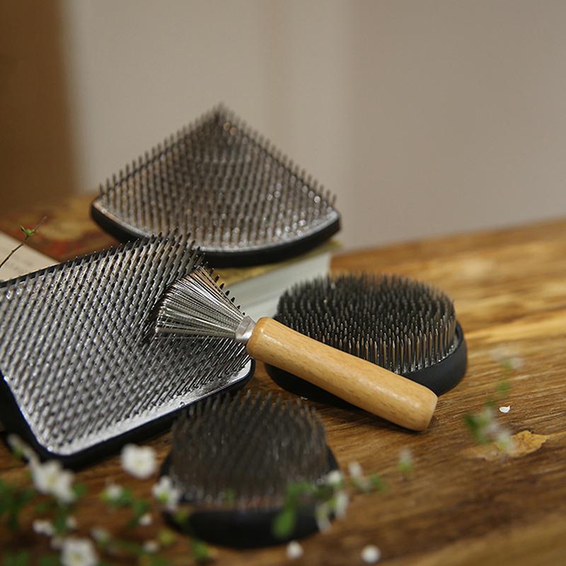 Japanese Ikebana Tool Floral Kenzan Flower Frog Brush Cleaning Brush For Flower Arrangement Cleaning Rake Cleaning Floral Needle