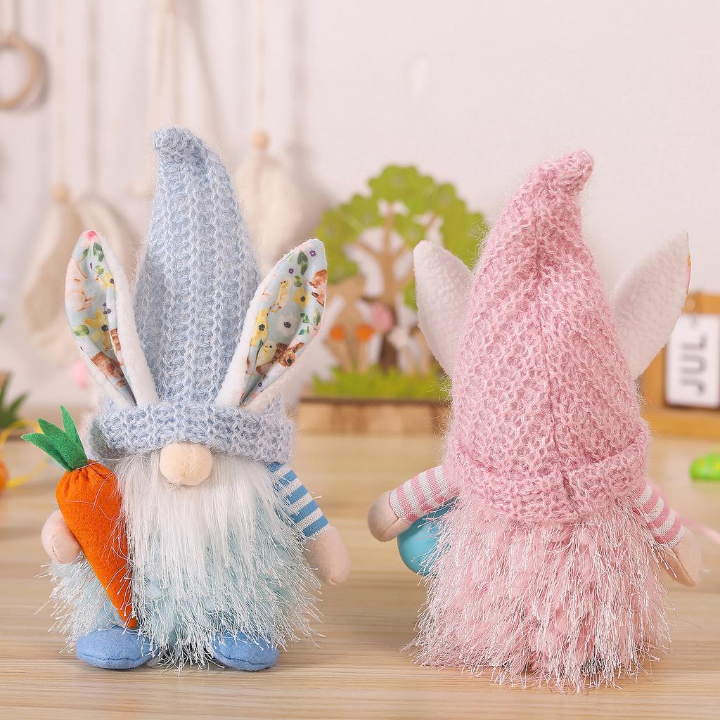 Easter Decorations, Egg Hugging Couple Dolls, Faceless Dolls, Themed Party Decorations