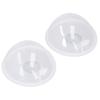 2Pcs Breastmilk Collector Shell Wearable Silicone Portable Breast Shell Prevent Leakage Overflow