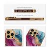 Watercolor Painting High-end Phone Case Electroplated Glass PhoneCase for iPhone 17 16 15 14 13 12 11pm Pro Plus Dropresistant