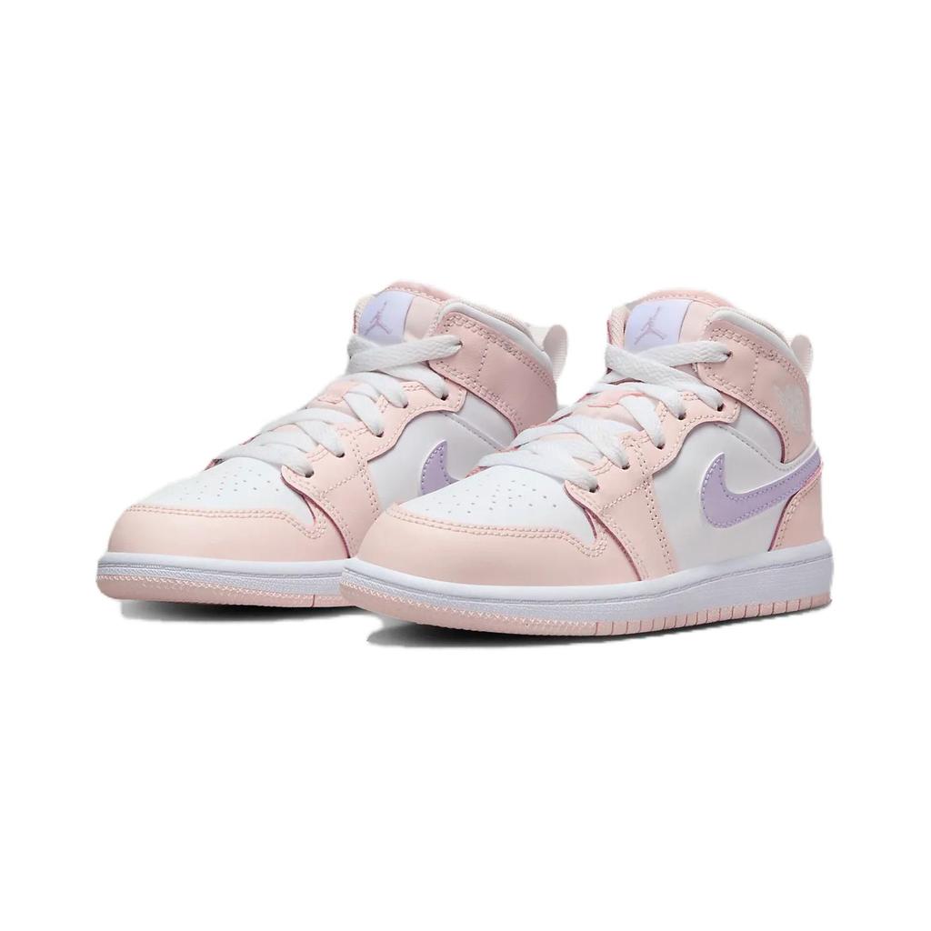 New Jordan Kids Jordan 1 Mid "Pink Wash" Sneakers FD8781-601