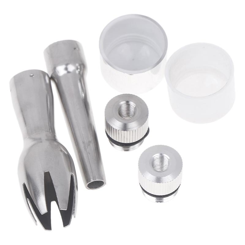 1 יחידה 6 סגנונות חלק מתקן קצפת טיפים מוקצפים פתח הרכבה כיסוי מקציף מחזיק פתח קישוט למקציף קצפת