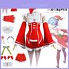 Fantasia de Cosplay de Natal Vibrante da Rem e Ram de Rezero Presente Perfeito de Natal
