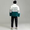 New Balance Plus Colorblock Patch Detail Zip Up Teddy Jacket Asia Sizing 'White Grey Green' Unisex 6DC44823-HT