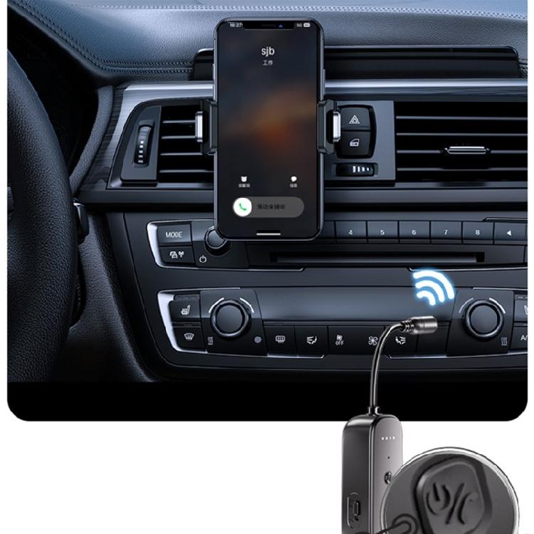 Wireless Bluetooth-compatible Sound Transmitters 3.5mm Auxes Receiver 15H Battery Lifes Low Latency 10m Ranges Car Home Stereos