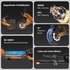 Electric Scooter D7 ABE-NFC 20.8Ah 500W/1600W 48V Range 80-100km 10'' Tires Double Disc Brakes Foldable APP RCB