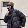 Popular white duck down stand-up collar square down jacket women's short winter fashion small warm jacket tide