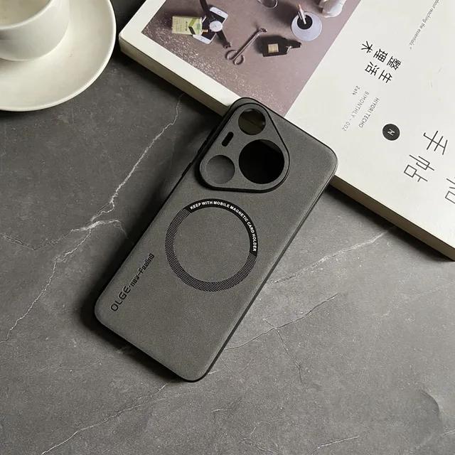 

Чохол на магніті для Huawei Pura 70 Pro+ P60 P50 P40 Mate 60 50 40 30 Pro Plus Nova 12 11 Ultra 10 pro Fuax Leather Cover Mate 50