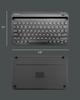 Macally Bluetooth Keyboard for Tablets Compatible with iPad and iPhone 78 Easy Quiet Black US Layout mini/Air/Mini (Multi-Device Compatible,
