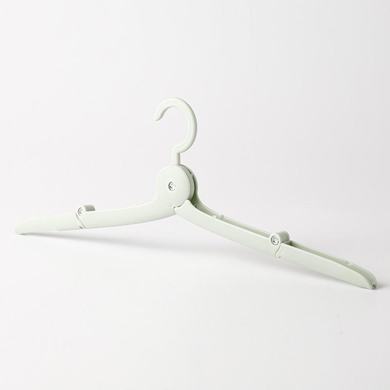 1/9pcs Travel Folding Plastic Clothes Hangers Portable Business Trip Storage Bag Student Dormitory Socks Underwear Drying Rack