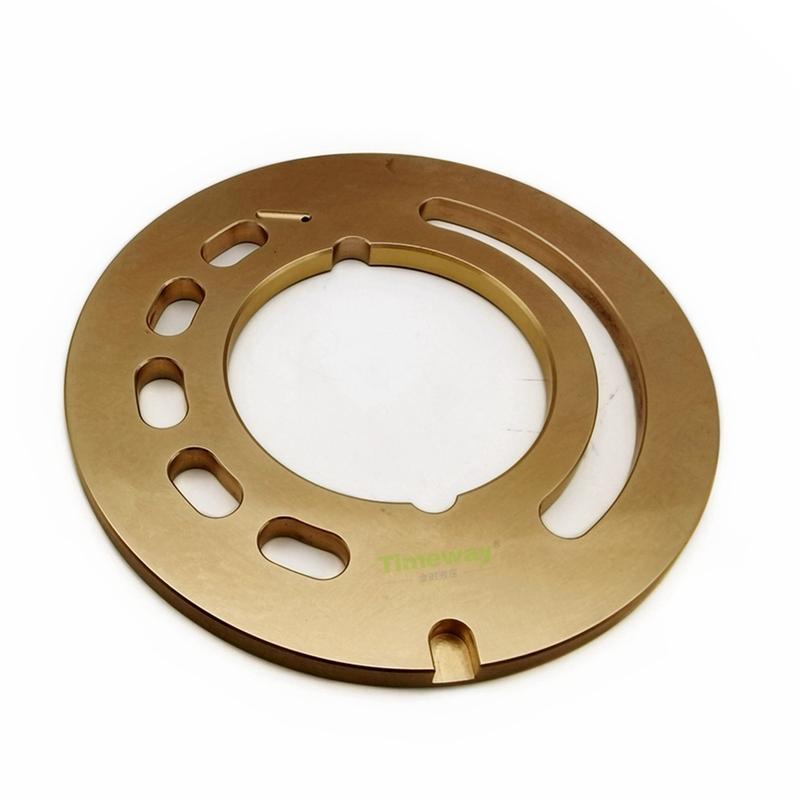 A10VO Hydraulic Pump Valve Plate for Rexroth A10VO45 A10VO71 A10VO85 A10VO100 Piston Pump Repair Full Copper Distributor Plate A10VO45 RH