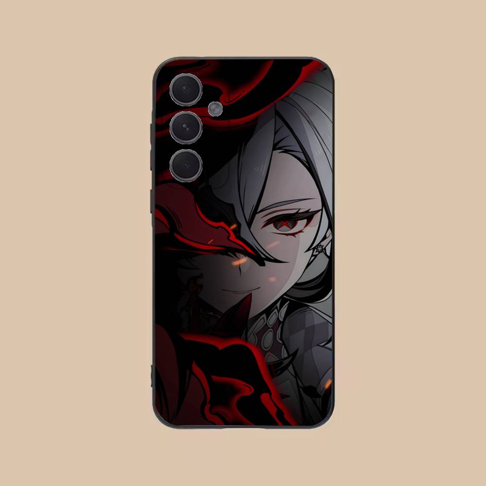 G-Genshin Impact A-Arlecchino Phone Case For Samsung S25,24,21,22,23,20,S30,Ultra,Plus, Fe,5G Silicone Cover