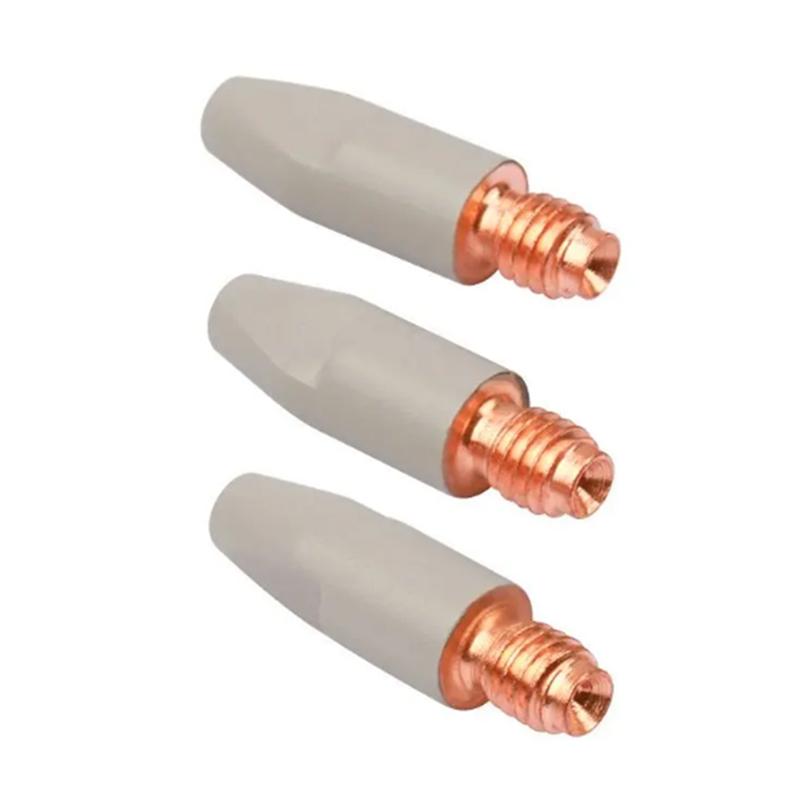 

AD23-10PCS 24KD Welding Contact Tips Coating Protect M6 Gas Nozzle Tip 0.8Mm MIG Welding Torche Welding