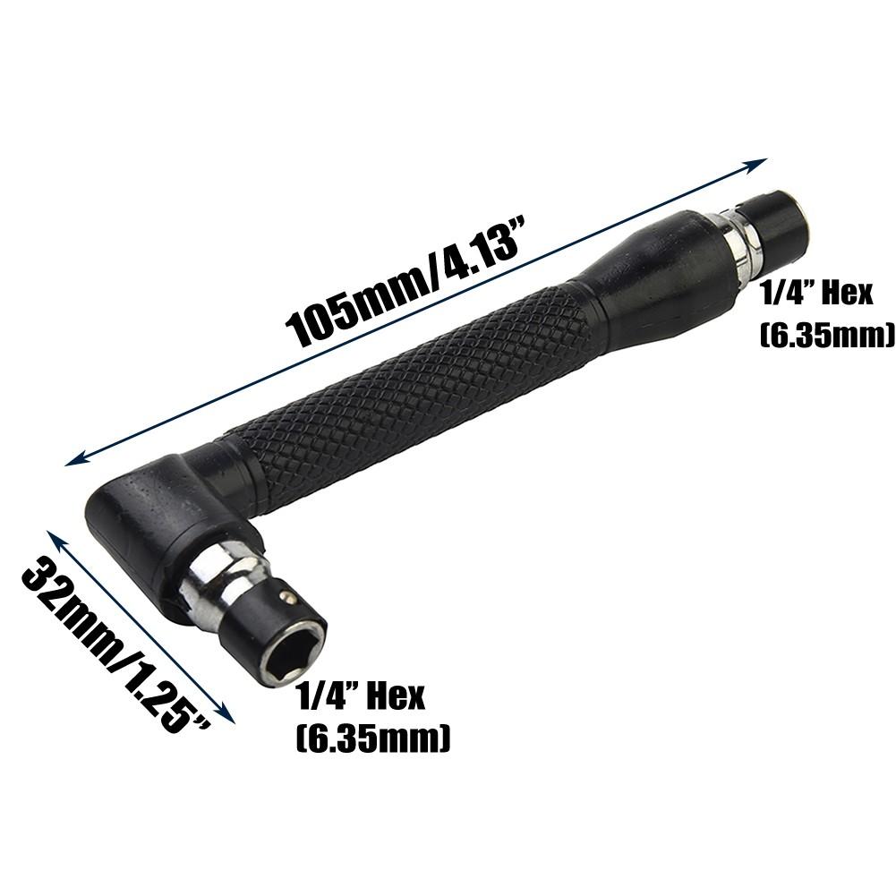 L Type Hexagon Screwdriver Bit with Double-End Handle 6.35mm Socket wrench tool