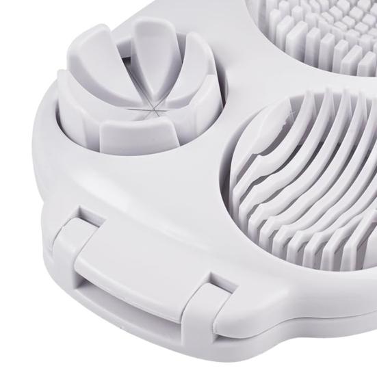1/2Pcs Egg Cutting Tool Quick Clean Triple-Slice Mode Horizontal/Vertical Food Slicer Perfect Boiled Egg Slices Maker