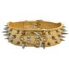 Large Dog Rivet Necklace Pet Collar Crocodile Pattern Wolf Tooth Spiked Dog Chain Pet Dog Collar