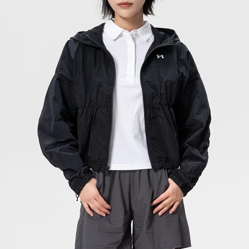 Under Armour Woven Hooded Training Windbreaker Women Jacket 6010942-001