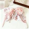 2025 High-End Floral Bow Ponytail Claw Clip for Women