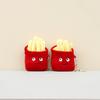 Adorable Cute French Fries Plush Keychain Toy Soft Stuffed Doll For Kids Gifts