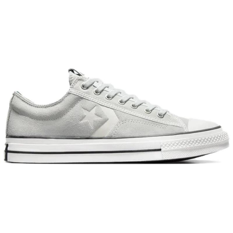 Converse Star Player Comfortable and Versatile Non-slip and Wear-resistant Low-top Board Shoes Unisex Grey