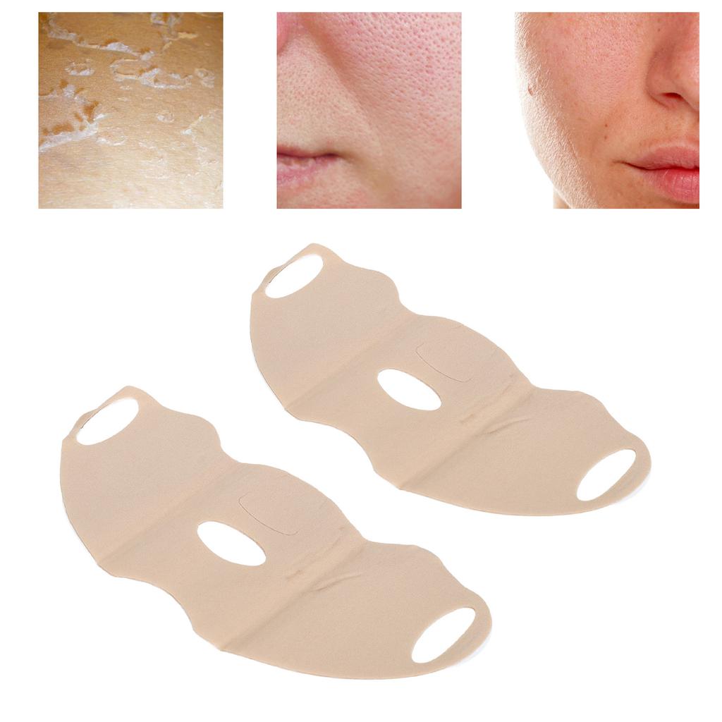 2 Stück UV-Schutz Gesichts-Patch UPF 50+ Feuchtigkeitsspendend Hautreparierend Kollagen Straffend Sonnenschutz Gesichts-Patch fo