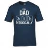 Funny Fathers Day I Tell Dad Jokes Periodically Tshirt