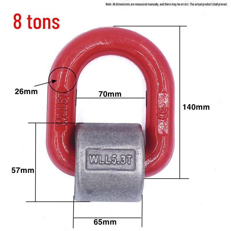 G80 Forged D-Ring High Strength Welding & Lifting Ring for Marine and Mold Applications
