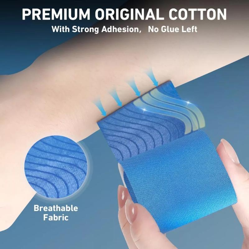 Knee Support Tape 10Pcs Pre-Made Gentle Pain Relief Tape 3 Colors for Post-Injury Rehabilitation Care