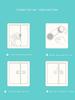 1/5/10pcs Multi-functional safety lock Baby safety cabinet drawer door buckle household white bathroom refrigerator lock