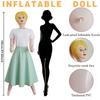 150cm Full Size Inflatable Human Model Thick PVC Leakproof Inflatable Doll Prank Toy Halloween Party Decoration Creative Gift