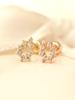 Minimalpiercing 14K Crystal Teardrop Piercing Earrings