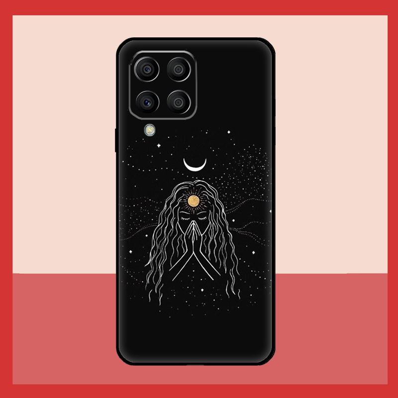 Witches Moon Witchy Mystery Totem Case For Samsung Galaxy M31 M21 M13 M33 M53 M15 M35 M55 M16 M36 M56 M12 M32 M52 M14 M34 M54