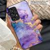 Golden Rose Blossoms For Samsung Galaxy S10 S20 Plus S21 FE S22 23 24 S25 Ultra Black Tempered Glass Phone Case Hard Shell