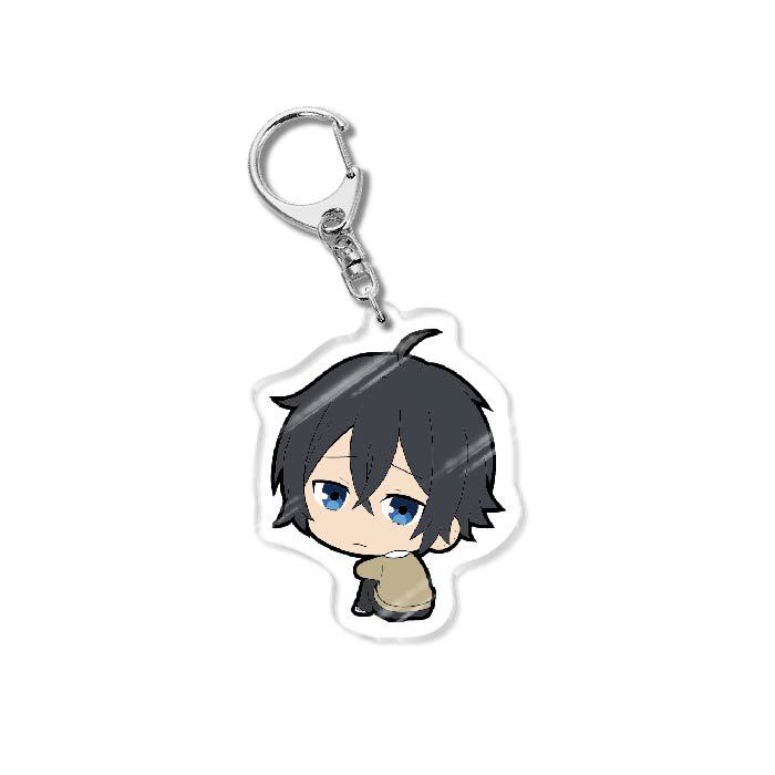 Horimiya Acrylic Keychain Jewelry Friends Gift Bag Charms Keyring Souvenir Cute Key Chain Pendant Couple Accessories Q Version