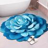 Non-slip Flower Carpet Special-shaped Bathroom Floor Mat  for Living Room Tea Table Bedside