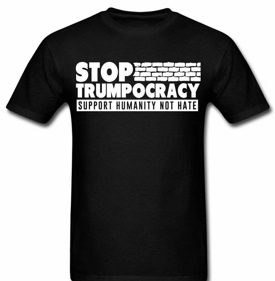 STOP TRUMP Humanity not hate Protest activist T shirt S