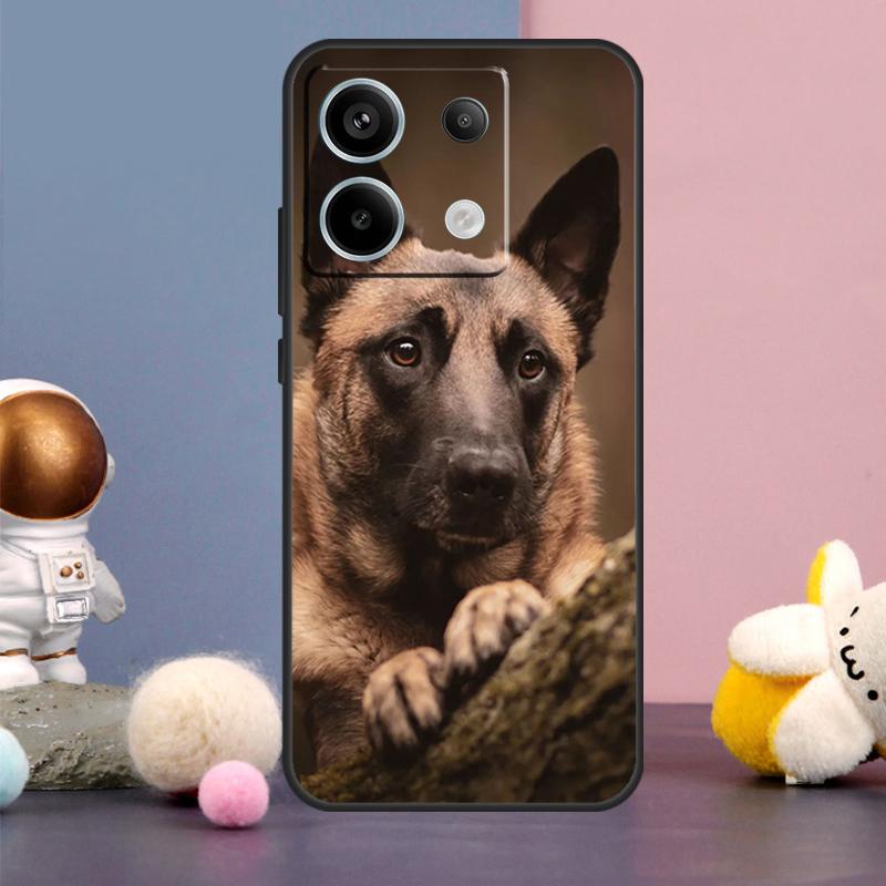 German Shepherd Dog Case For Xiaomi Redmi Note 14 9 10 11 12 13 15 Pro Plus Redmi 15 15C 10C 12C 13C 14C Cover