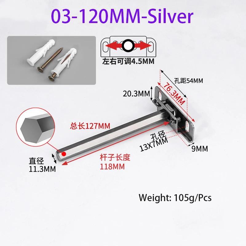 T-Shaped Stainless Steel Hidden Panel Supports Bookshelf Background Wall Storage Rack Invisible Support Partition Accessories