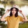 South East Asia Small Fresh Embroidered Strawberry Bucket Hat Women'S Summer Versatile Sun Hat