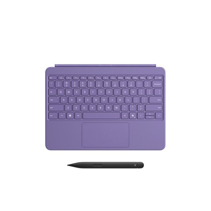 Clavier pour tablette Microsoft Surface Pro 12 pouces avec Surface Slim Pen - Violet