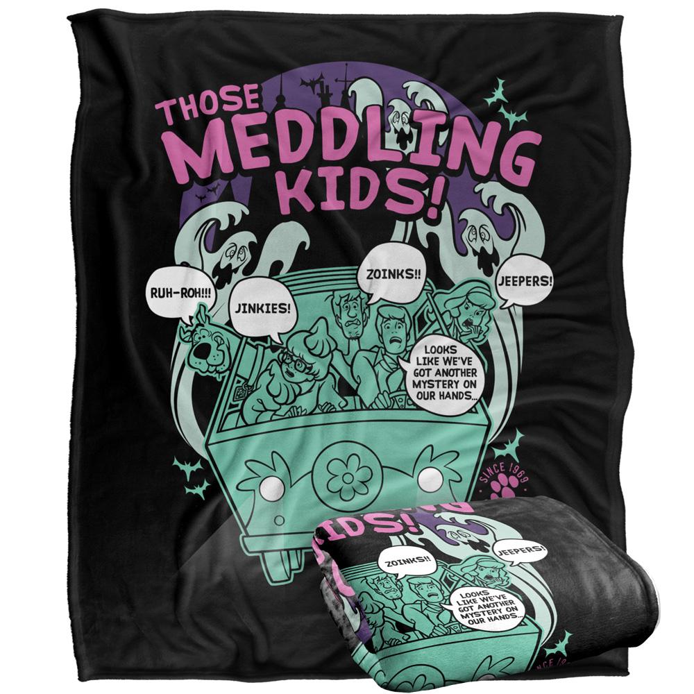 Scooby Doo Meddling Kids Group Shot Blanket