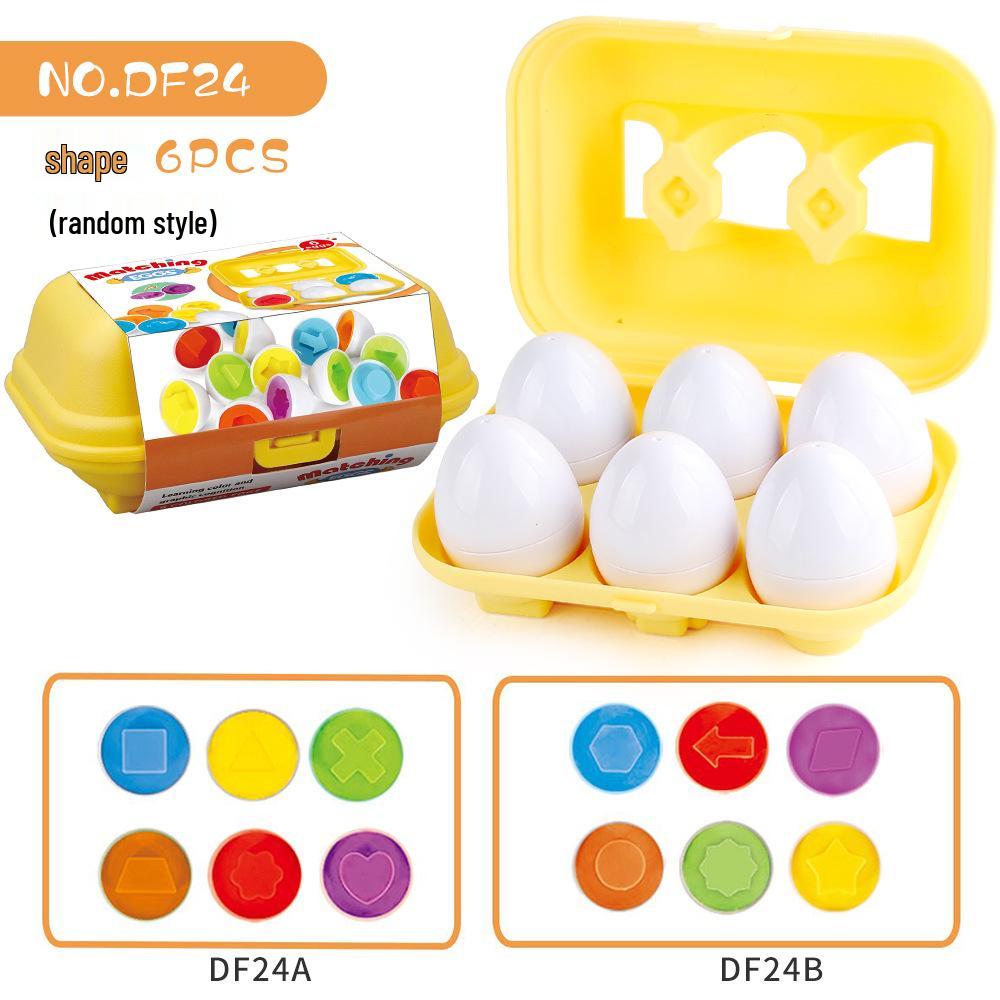 Cross-Border Baby Education Smart Egg: Shape Matching Vegetable Toy Set